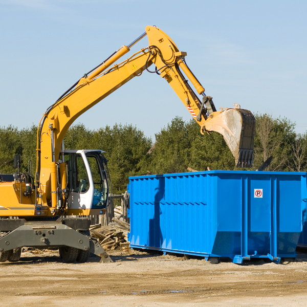 are there any restrictions on where a residential dumpster can be placed in Vestavia Hills AL